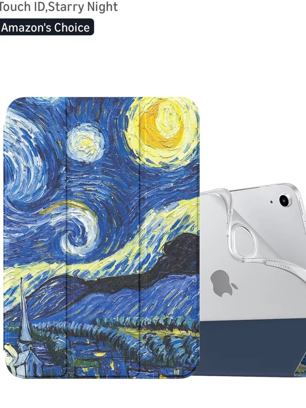 MoKo Blue Starry Night Tablet Case - Slim Protective Cover